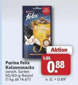 Combi Purina Felix Katzensnacks Angebot