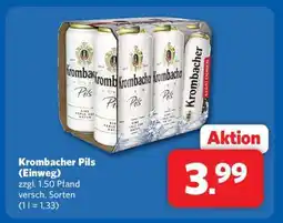 Combi Krombacher Pils (Einweg) Angebot