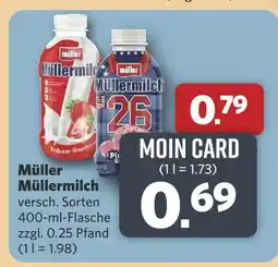 Combi Müller müllermilch erdbeer-geschmack Angebot