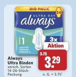 Combi Always ultra binden Angebot