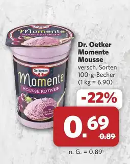 Combi Dr. oetker momente mousse Angebot