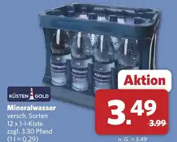 Combi Küsten gold mineralwasser Angebot