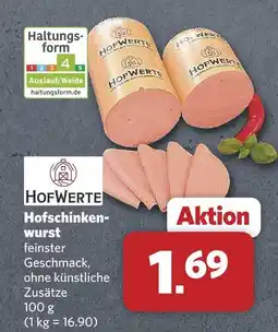 Combi Hofwerte hofschinkenwurst Angebot