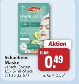 Combi Schaebens feuchtigkeits maske Angebot