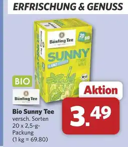 Combi Bünting tee bio sunny tee zitrone minze Angebot