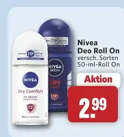 Combi Nivea dry comfort deo roll on Angebot