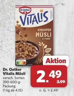 Combi Dr. oetker vitalis müsli Angebot