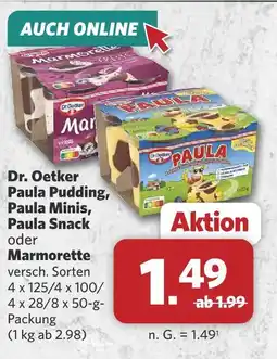 Combi Dr. oetker paula pudding Angebot