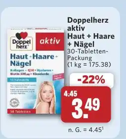 Combi Doppelherz aktiv haut + haare + nägel Angebot
