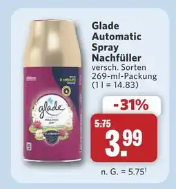 Combi Glade automatic spray nachfüller Angebot