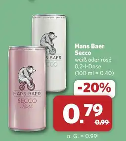 Combi Hans baer secco weiß Angebot