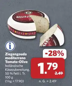 Combi Ziegengouda mediterrano tomate-olive Angebot