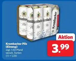 Combi Krombacher pils (einweg) Angebot
