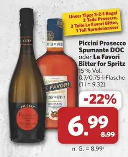 Combi Piccini prosecco spumante doc Angebot