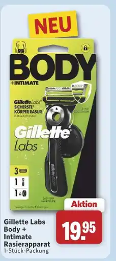 Combi Gillette labs body + intimate rasierapparat Angebot