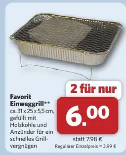 Combi Favorit einweggrill Angebot