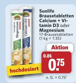 Combi Sunlife brausetabletten calcium + vitamin d3 Angebot
