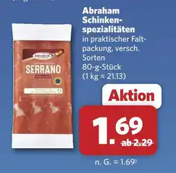 Combi Abraham schinkenspezialitäten Angebot