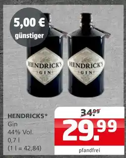 Getränke Quelle Hendricks gin Angebot