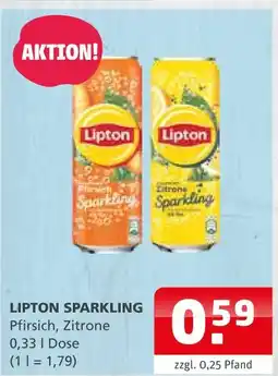 Getränke Quelle Lipton sparkling pfirsich Angebot