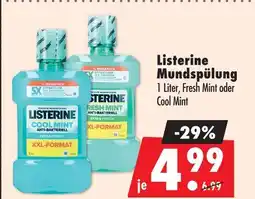 Mäc Geiz Listerine fresh mint Angebot