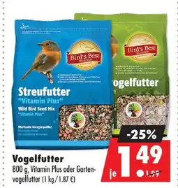 Mäc Geiz Bird's best selection streufutter vitamin plus Angebot
