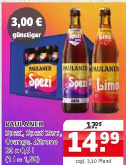 Getränke Quelle Paulaner spezi Angebot