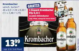 Getränkewelt Krombacher versch. sorten Angebot