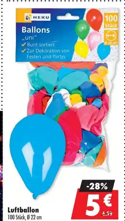 Mäc Geiz Heku ballons 'uni' Angebot