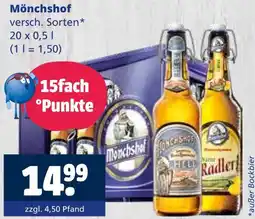 Getränkewelt Mönchshof versch. sorten Angebot