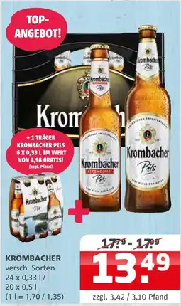 Getränke Quelle Krombacher krombacher pils Angebot