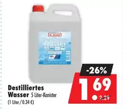 Mäc Geiz Dr. starke destilliertes wasser Angebot