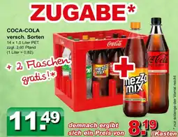 Getränkeparadies Gefromm Coca-cola versch. sorten Angebot