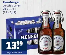 Getränkewelt Flensburger bier Angebot