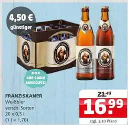 Getränke Quelle Franziskaner weißbier Angebot