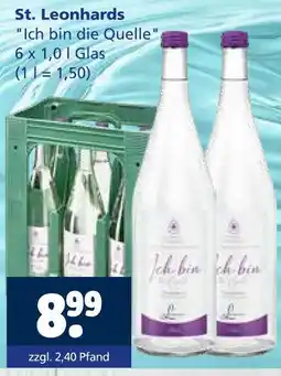 Getränkewelt St. leonhards ich bin die quelle Angebot
