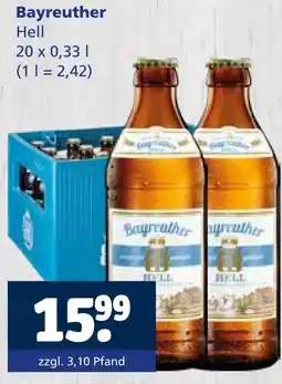 Getränkewelt Bayreuther hell Angebot