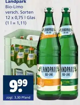 Getränkewelt Landpark bio-limo Angebot