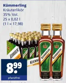 Getränkewelt Kümmerling kräuterlikör Angebot