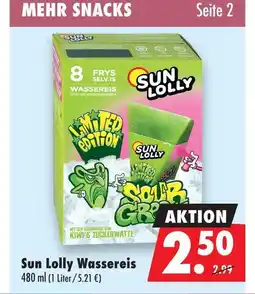 Mäc Geiz Sun lolly wassereis sour green limited edition Angebot