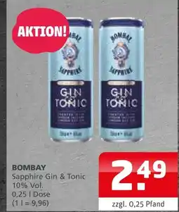 Getränke Quelle Bombay sapphire gin & tonic Angebot