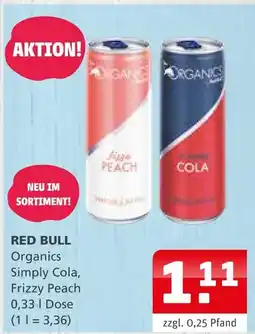 Getränke Quelle Red bull organics simply cola Angebot