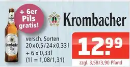 Getränke Oase Krombacher pils Angebot
