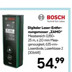 Hellweg Bosch digitaler laser-entfernungsmesser zamo Angebot