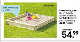 Hellweg Sandkasten lisa Angebot