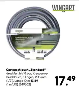 Hellweg Wingart gartenschlauch „standard“ Angebot