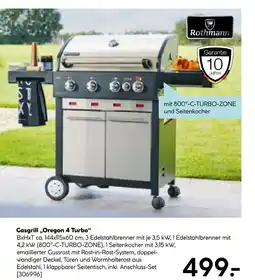 Hellweg Rothmann oregon 4 turbo gasgrill Angebot