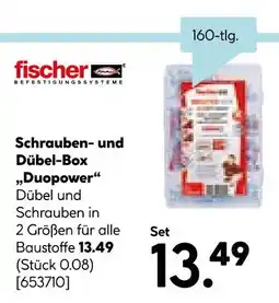 Hellweg Fischer schrauben- und dübel-box „duopower“ Angebot