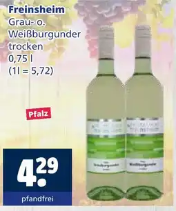 Getränkewelt Freinsheim grau- o. weißburgunder trocken Angebot