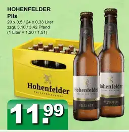 Getränkeparadies Gefromm Hohenfelder pils Angebot